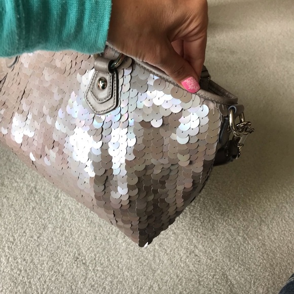 Coach sequin mermaid poppy rocker purse 17046 - Picture 5 of 9